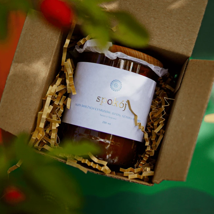 Ekologiczna świeca sojowa SPOKÓJ 200 ml 
Mandala HARMONY by Mandala Yoga