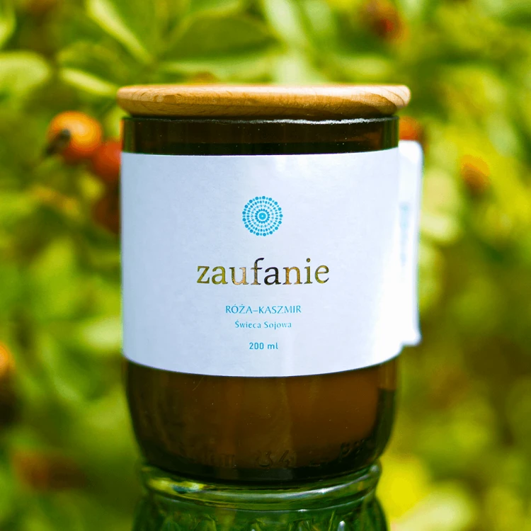Ekologiczna świeca sojowa ZAUFANIE 200 ml 
Mandala HARMONY by Mandala Yoga