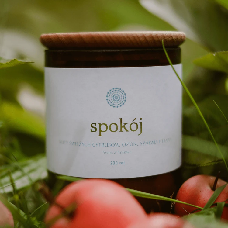 Ekologiczna świeca sojowa SPOKÓJ 200 ml 
Mandala HARMONY by Mandala Yoga
