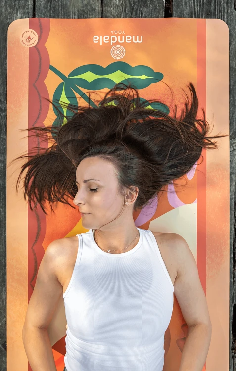 Antypoślizgowa mata do jogi PU FANTASY 4mm MandalaYoga.pl