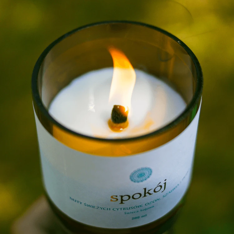 Ekologiczna świeca sojowa OTULENIE 200 ml 
Mandala HARMONY by Mandala Yoga