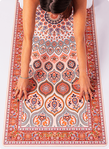 Mandala Yoga mata antypolizgowa mikrofibra Persja (2).png