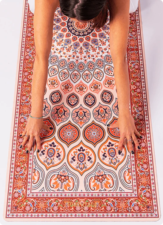 Mandala Yoga mata antypolizgowa mikrofibra Persja (2).png