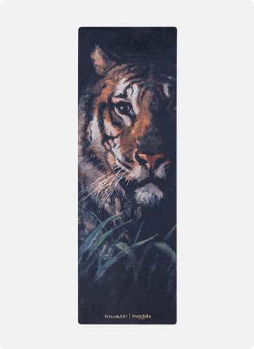 Mandala Yoga mata antypolizgowa mikrofibra Tiger Head (3).png