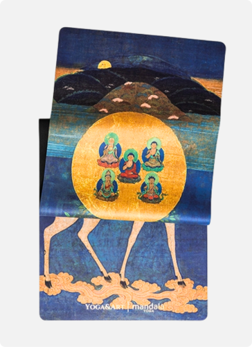 Mandala Yoga mata antypolizgowa mikrofibra Kasuga (4).png