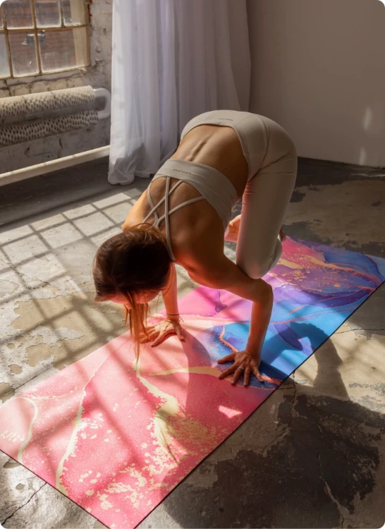 Mandala Yoga mata antypolizgowa mikrofibra Pastel Marble (3).png