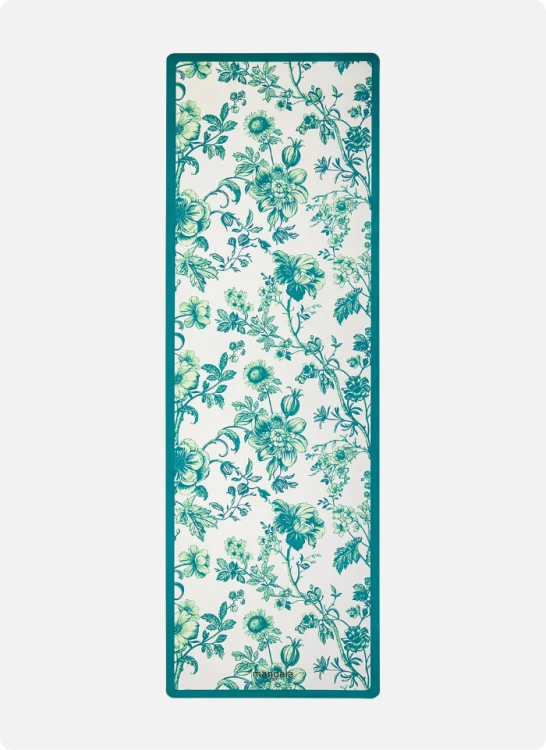Mandala Yoga mata antypolizgowa mikrofibra Floral Green (2).png