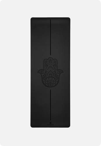 Hamsa BLACK 4mm – profesjonalna mata do jogi PU z nową technologią antypoślizgową (1).png