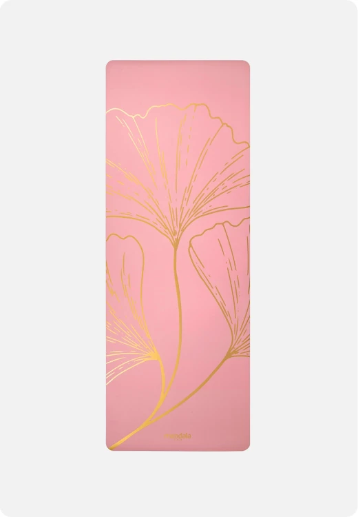 Golden Leaf ROSEWATER 4mm – profesjonalna mata do jogi PU z antypoślizgową powierzchnią (2).png