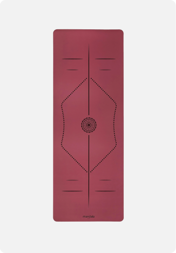 Mandala One CLAY 4mm – antypoślizgowa mata do jogi PU (4).png