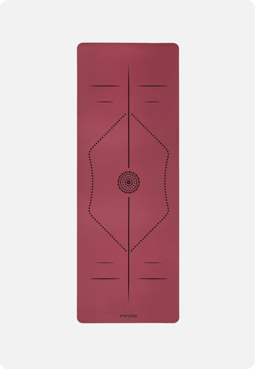 Mandala One CLAY 4mm – antypoślizgowa mata do jogi PU (4).png