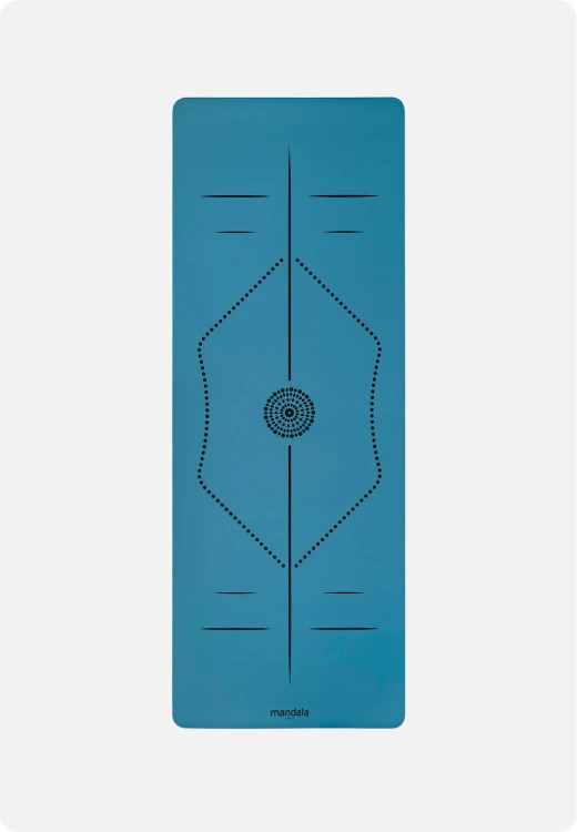 Mandala One BLUE MOON 4mm – antypoślizgowa mata do jogi PU (3).png
